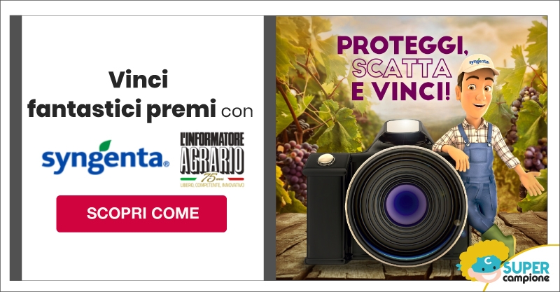 Vinci fantastici premi con Syngenta e Informatore Agrario Vinci fantastici premi con Syngenta e Informatore Agrario