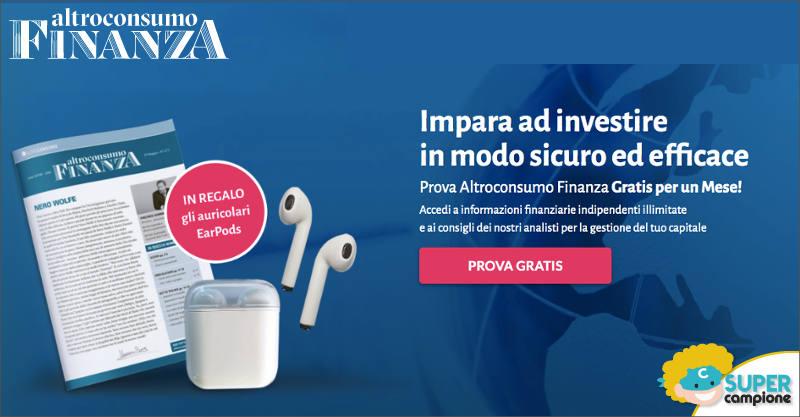 Altroconsumo Finanza: ricevi in regalo le EarPods