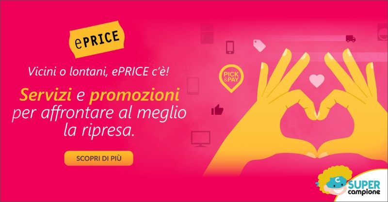 ePrice: offerte per uscire di casa in sicurezza