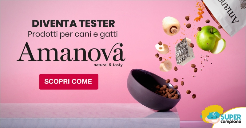 Diventa tester prodotti per cani e gatti Amanova