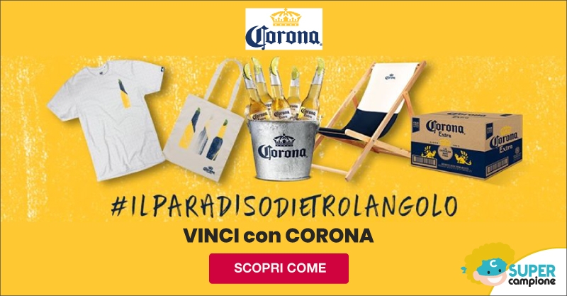 Vinci forniture di birra, t-shirt, sdraio e tanto altro con Corona Vinci forniture di birra, t-shirt, sdraio e tanto altro con Corona