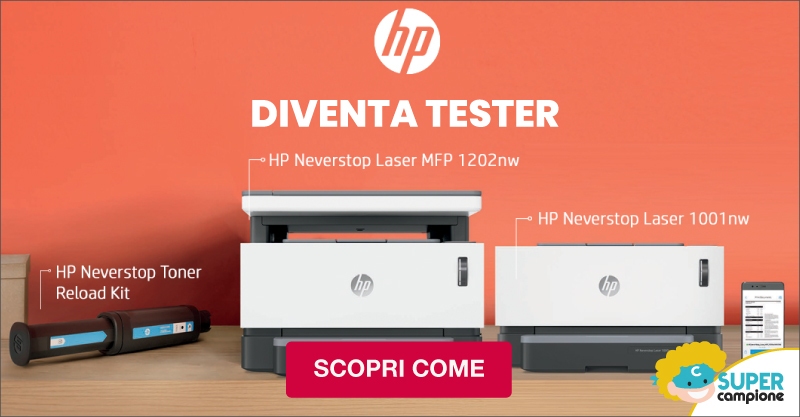 Diventa tester Stampanti Laser HP Neverstop