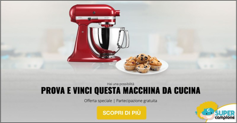 Vinci gratis un robot da cucina