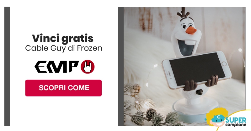 Vinci gratis il Cable Guy di Frozen con EMP Vinci gratis il Cable Guy di Frozen con EMP