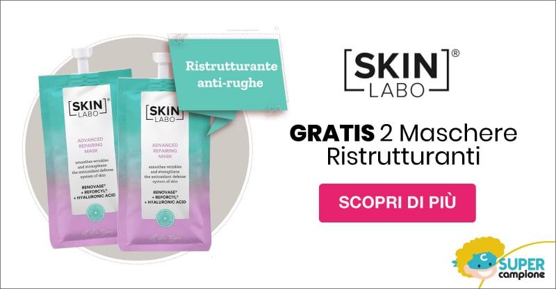 Omaggio SkinLabo: 2 maschere ristrutturanti viso