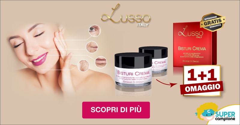 Lusso Italy: omaggio crema effetto lifting