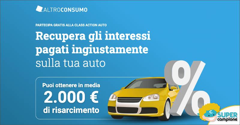 Altroconsumo: recupera gli interessi pagati sulla tua auto