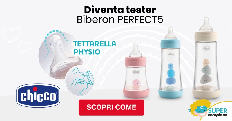 Diventa tester Biberon PERFECT5 con Chicco Diventa tester Biberon PERFECT5 con Chicco