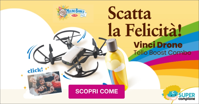 Vinci 1 Drone Tello Boost Combo con Mulino Bianco Vinci 1 Drone Tello Boost Combo con Mulino Bianco