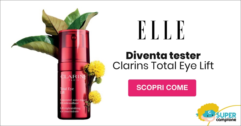 Diventa tester Clarins Total Eye Lift con Elle
