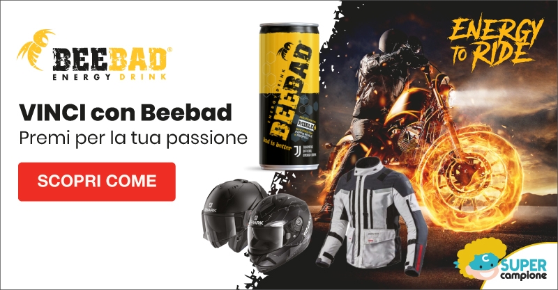 Vinci premi per moto con BeeBad!