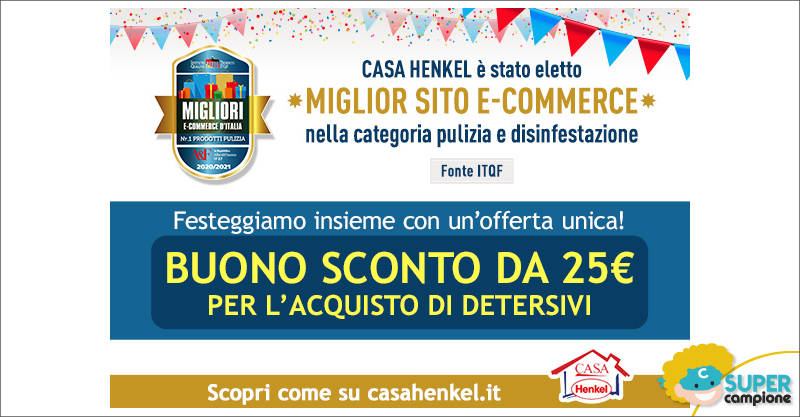 Casa Henkel: buono sconto da 25€