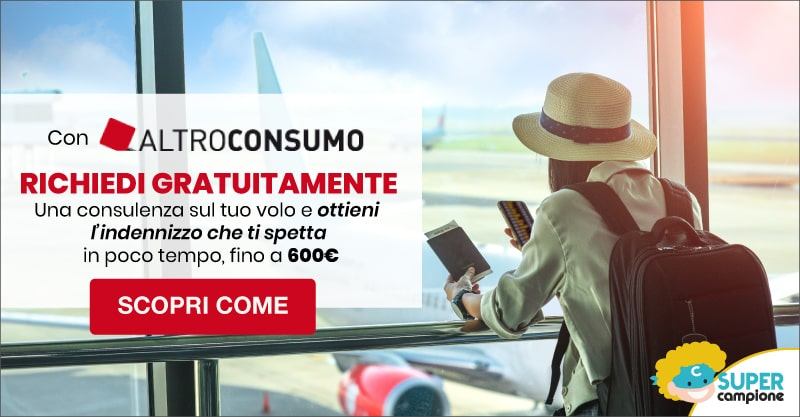 Omaggio Altroconsumo: consulenza volo cancellato