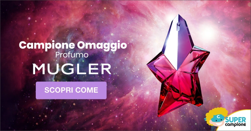 Campione omaggio gratis profumo Mugler Campione omaggio gratis profumo Mugler