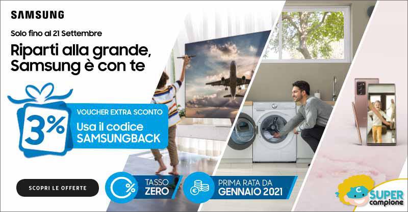 Offerte a tempo Samsung Tasso Zero