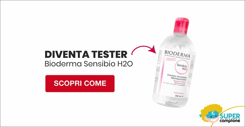 Diventa tester Bioderma Sensibio H2O Diventa tester Bioderma Sensibio H2O