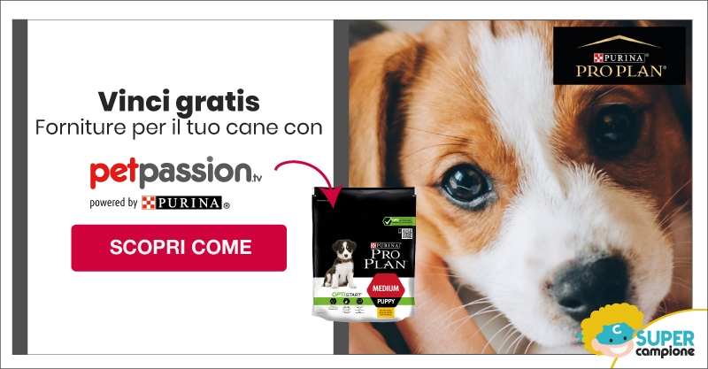 Vinci gratis forniture per il tuo cucciolo con Purina Pro Plan