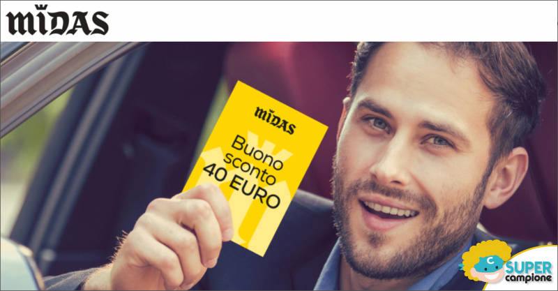 Midas: buono sconto 40€ tagliando auto