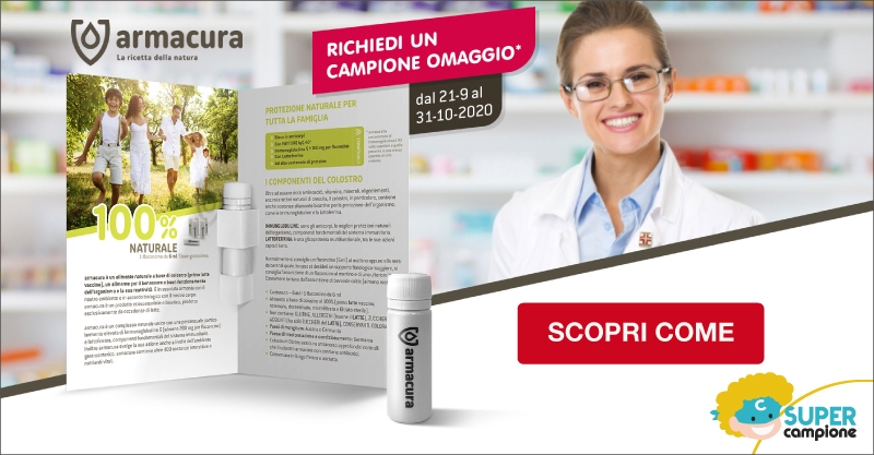 Campione omaggio gratis Armacura Campione omaggio gratis Armacura