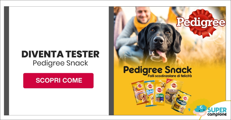 Diventa tester Pedigree Snack con The Insiders