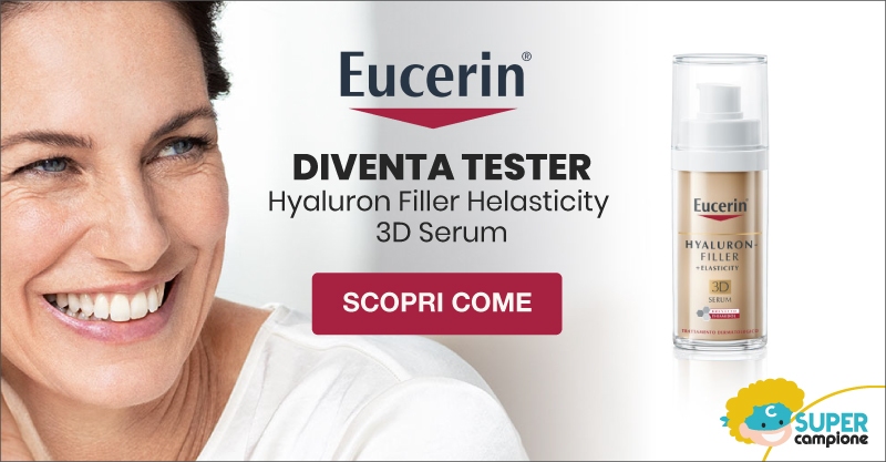 Diventa tester Eucerin Hyaluron Filler Helasticity 3D Serum Diventa tester Eucerin Hyaluron Filler Helasticity 3D Serum