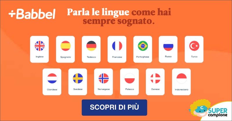 Offerte per imparare le lingue con Babbel