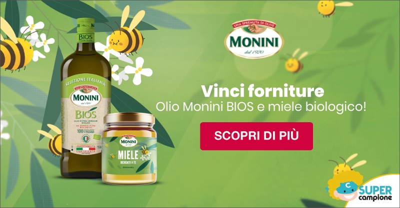 Vinci forniture olio Monini Bios e miele biologico