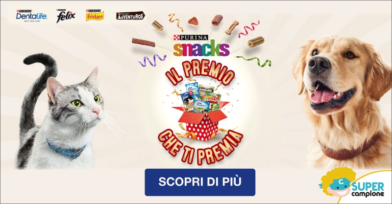 Vinci snack Purina per cane e gatto Vinci snack Purina per cane e gatto