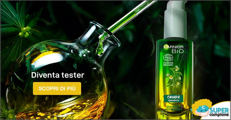 Diventa tester Garnier Bio e prova gratis l'olio viso