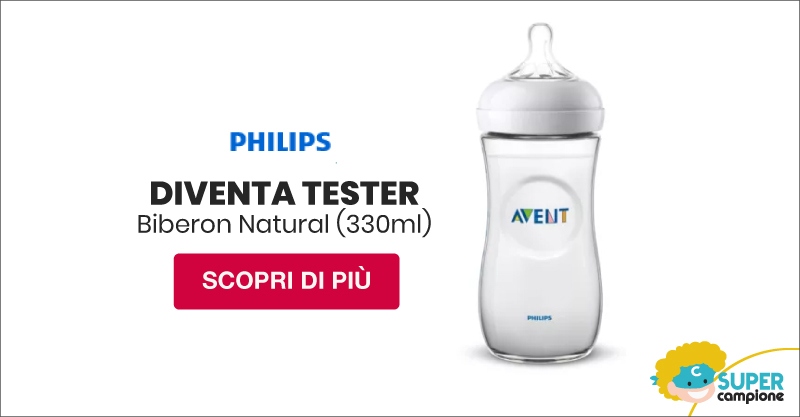 Diventa tester Biberon Natural con Philips Diventa tester Biberon Natural con Philips