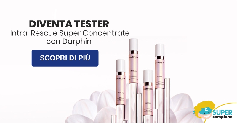 Diventa tester Intral Rescue Super Concentrate di Darphin Diventa tester Intral Rescue Super Concentrate di Darphin