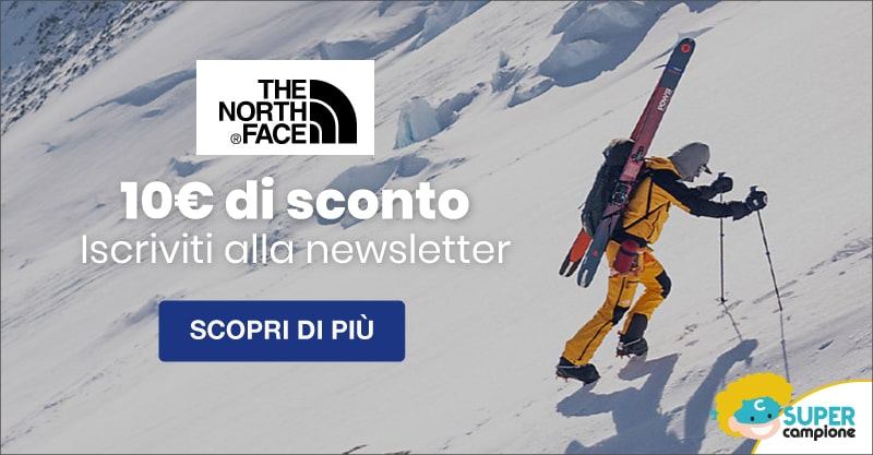 The North Face: ricevi 10€ di sconto