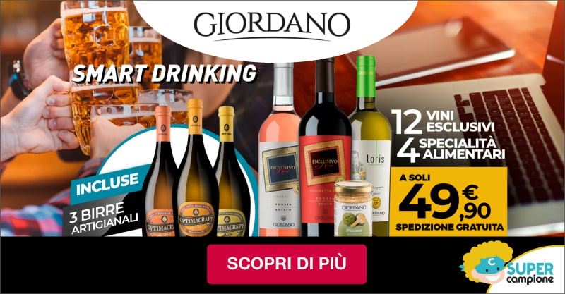 Giordano Vini: 12 vini, 4 specialità alimentari e incluse 3 birre artigianali