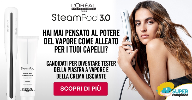 Diventa tester PIASTRA VAPORE STEAMPOD 3.0 L'OREAL