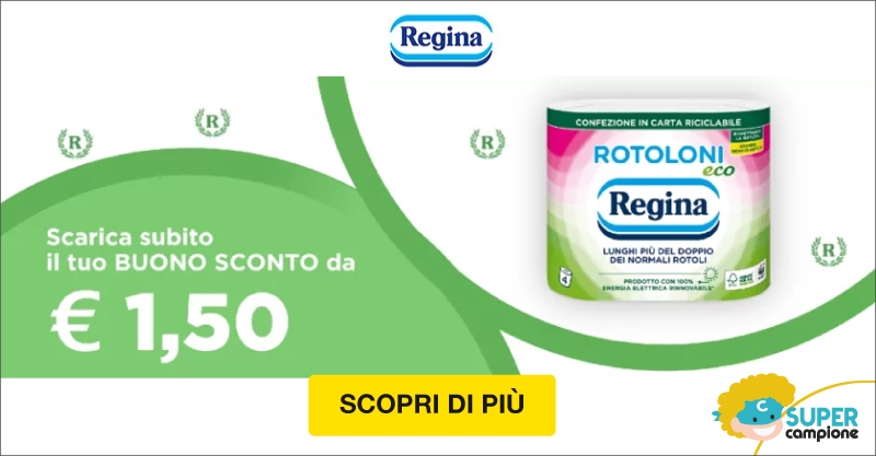 Buono sconto Regina rotoloni Eco