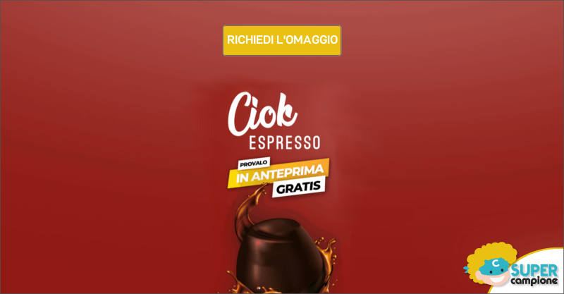Campioni omaggio cioccolatini Borbone Ciok Espresso Napoletano