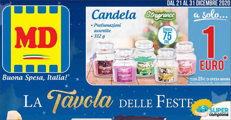 MD: ricevi una candela a 1€ MD: ricevi una candela a 1€