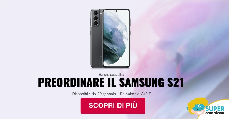 Vinci gratis il nuovo Samsung S21