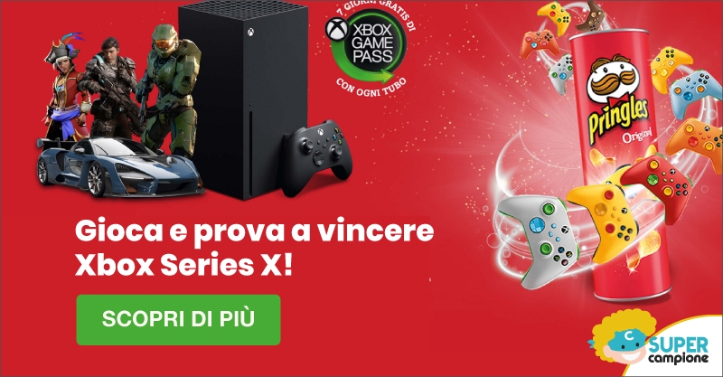 Gioca e vinci Xbox Series X con Pringles Gioca e vinci Xbox Series X con Pringles