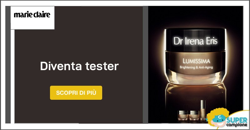 Diventa tester della crema giorno LUMISSIMA Diventa tester della crema giorno LUMISSIMA