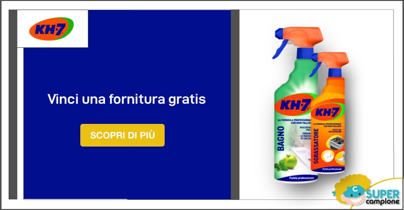 Vinci gratis fornitura prodotti KH-7 Vinci gratis fornitura prodotti KH-7