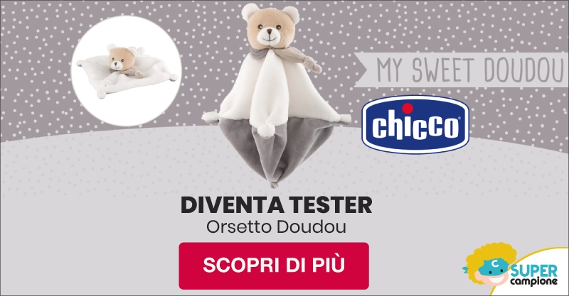 Diventa tester Orsetto Doudou di Chicco