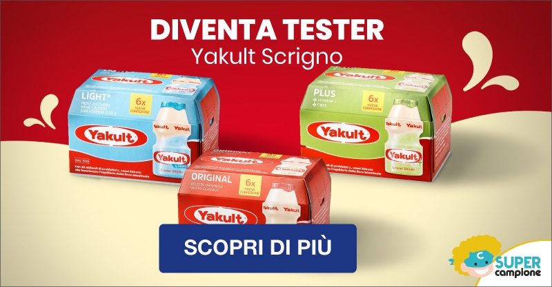 Diventa tester Yakult Scrigno Diventa tester Yakult Scrigno