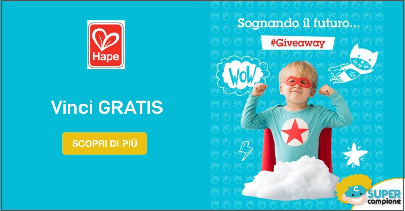 Vinci gratis un gioco Hape Vinci gratis un gioco Hape
