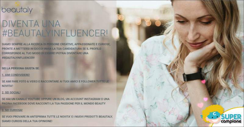 Diventa tester prodotti Beautaly Diventa tester prodotti Beautaly