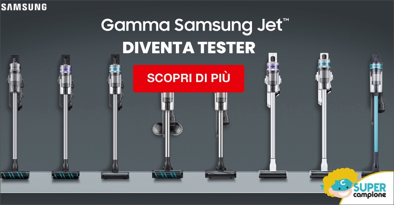 Diventa tester aspirapolvere Samsung Jet™