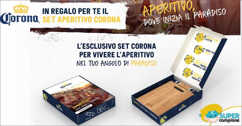 Corona: ricevi il set aperitivo