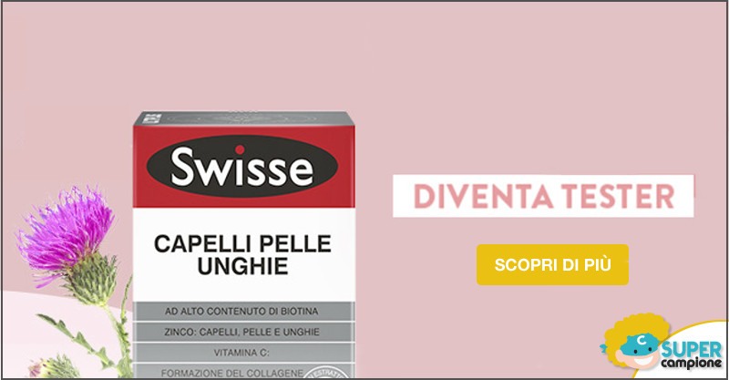 Diventa tester di Swisse Capelli Pelle Unghie