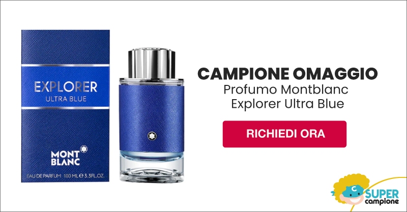 Campioni omaggio profumo Explorer Ultra Blue