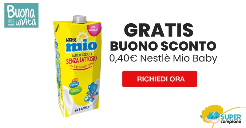 Buono sconto Gratis 0,40€ Nestlè Mio Baby